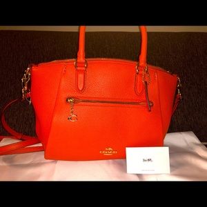 Coach Tangerine Elise Bag NWT!!!